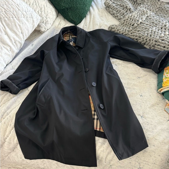 Burberry Rain Repellent Trench Coat Black - Picture 10 of 10